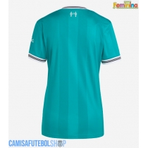 Camisa de time de futebol Liverpool Replicas 3º Equipamento Feminina 2025-26 Manga Curta